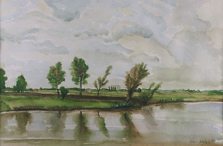 Watercolor, Salisbury, janekohut-bartels, 2005